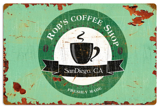 ROB'S COFFEE SHOP, , , 16 X 24 Inches