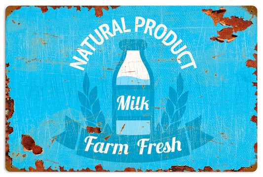FARM FRESH MILK, , , 16 X 24 Inches
