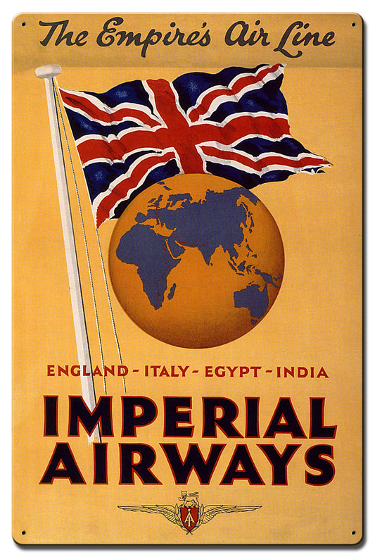 The Empires Air Line, Aviation, Satin, 16 X 24 Inches