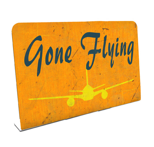 Gone Flying, , Table Topper, 6 X 4 Inches