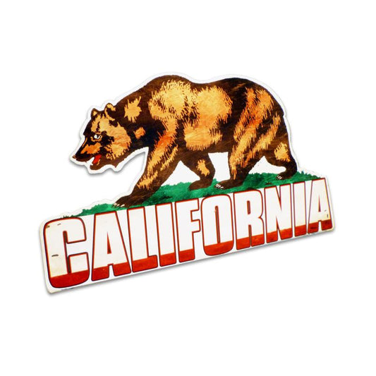 California Bear Topper, Travel, Table Topper, 11 X 7 Inches