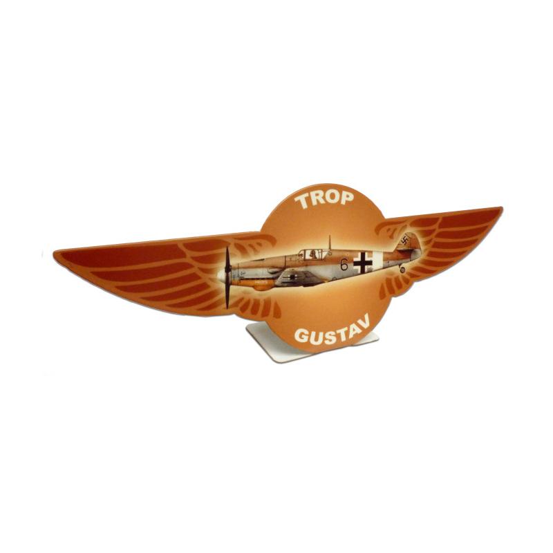 Trop Gustav Topper, Allied Military, Table Topper, 12 X 4 Inches