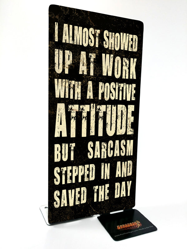 Sarcasm, Table Toppers, Table Topper, 4 X 9 Inches