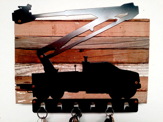 Bucket Truck Key Holder, Category/Other/Occupational, Plasma, 15 X 13 Inches