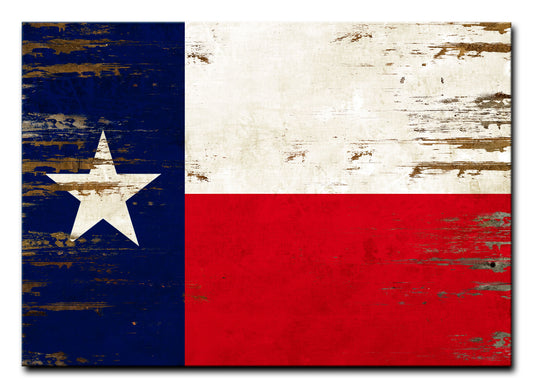 TEXAS FLAG PRINTED ON WOOD, Category/Home and Garden, WOOD PRINT, 20 X 14 Inches
