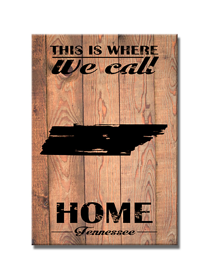 Home Tennessee, Home and Garden, Wood Print, 18 X 26 Inches