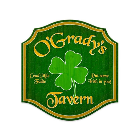 Irish Tavern Personalized, Personalized, Custom Metal Shape, 20 X 20 Inches