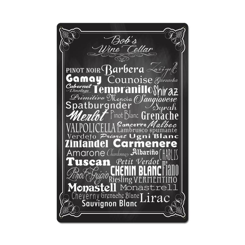 Wine Cellar, Food and Drink, Personalized, 16 X 24 Inches