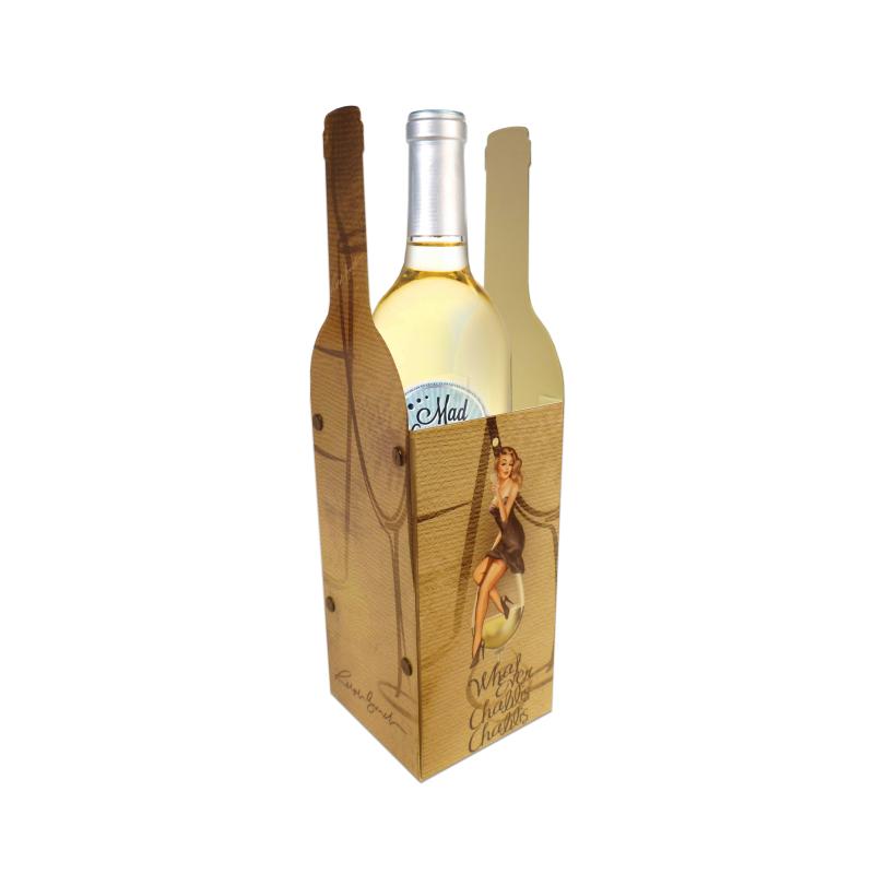 White Wine Lover Chablis, Bar and Alcohol, Wine Box, 3 X 12 Inches