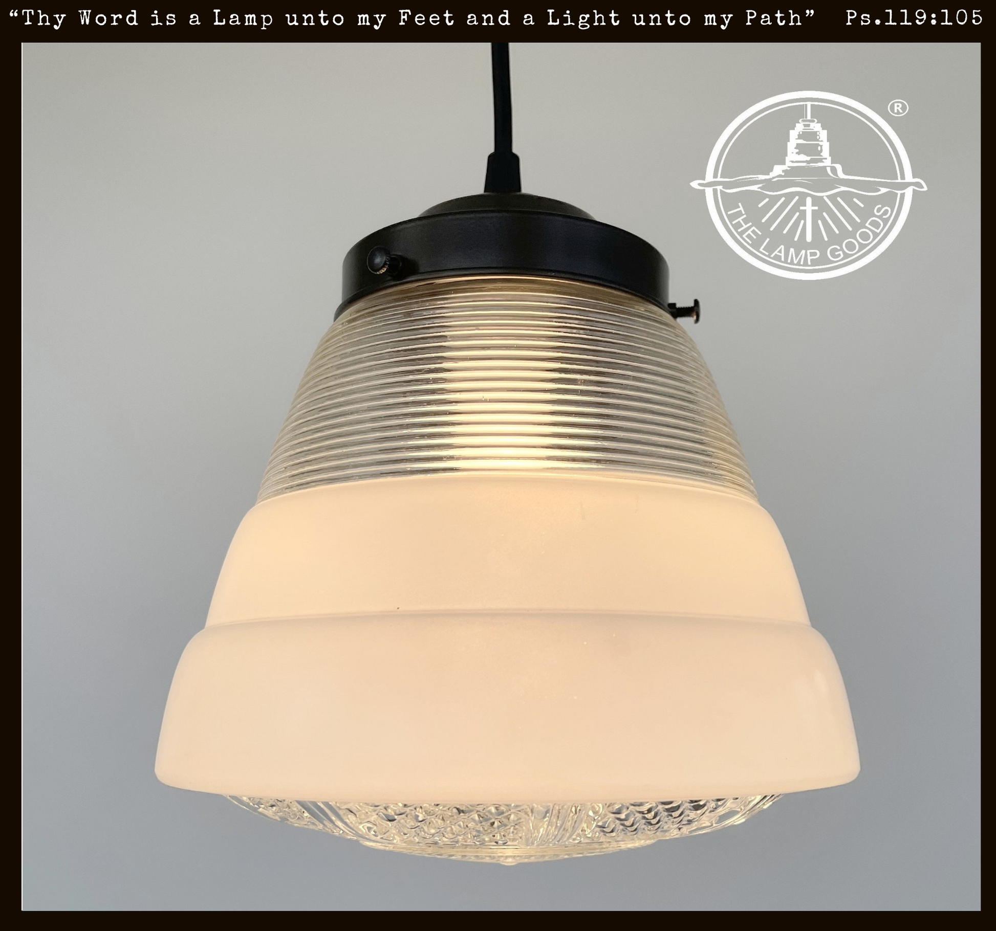 Retro 1970's Mid Century Glass Pendant Lighting