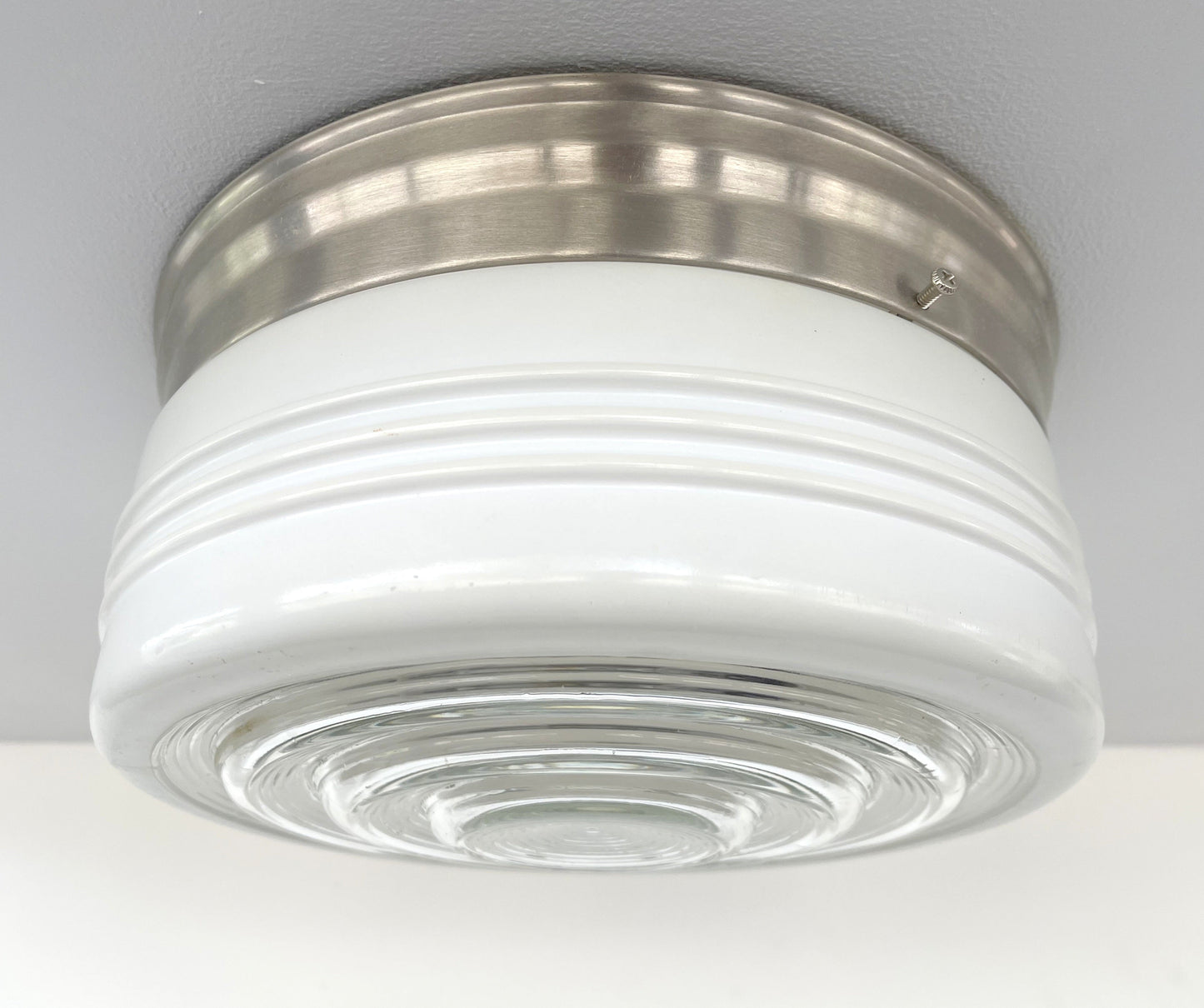 Retro DRUM 1960's Flush Mount Ceiling Light