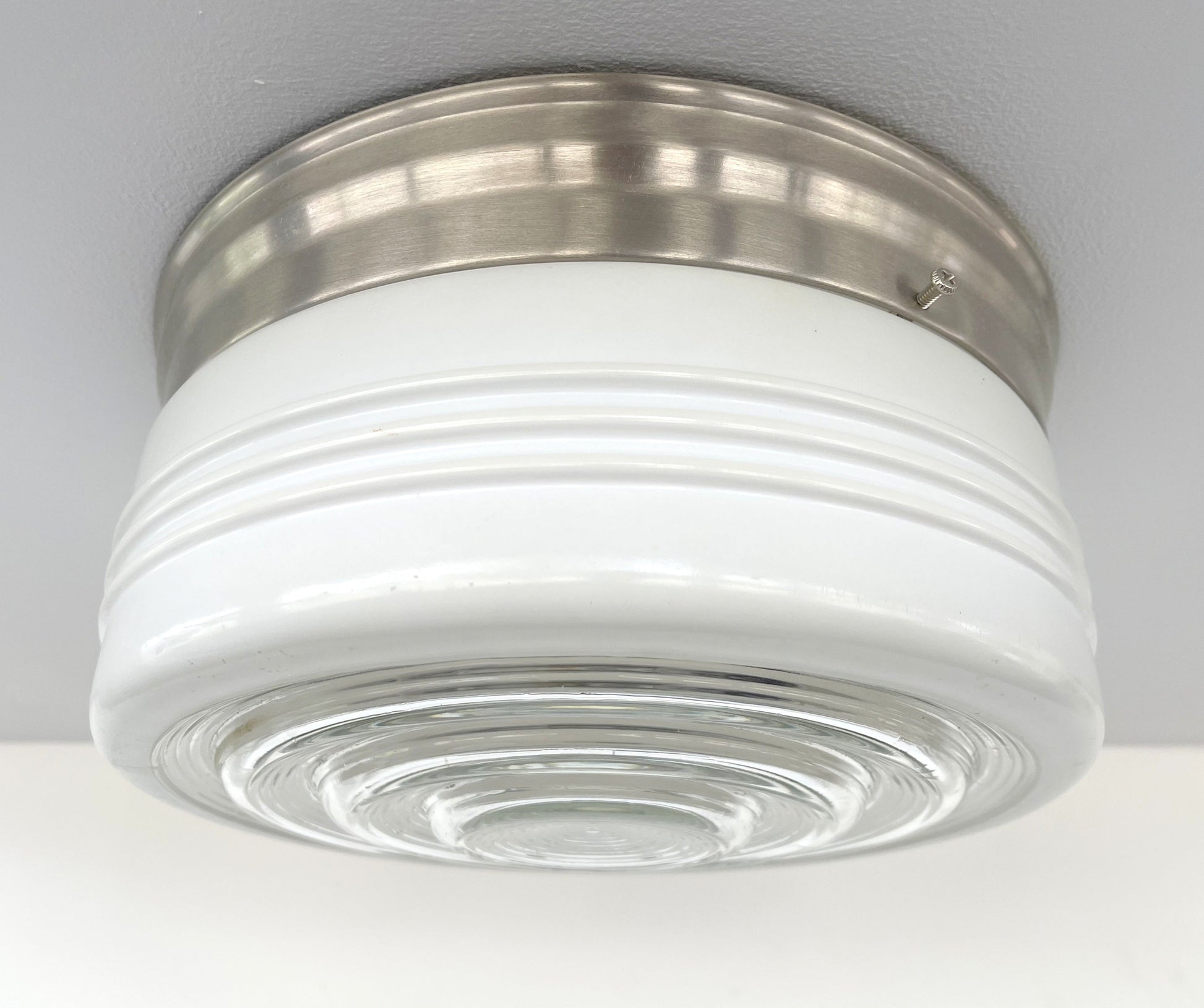Retro DRUM 1960's Flush Mount Ceiling Light