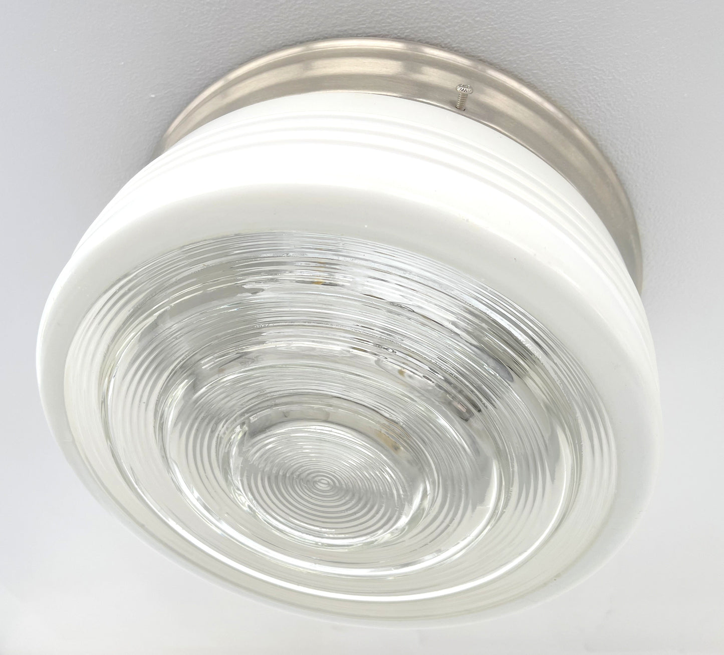 Retro DRUM 1960's Flush Mount Ceiling Light
