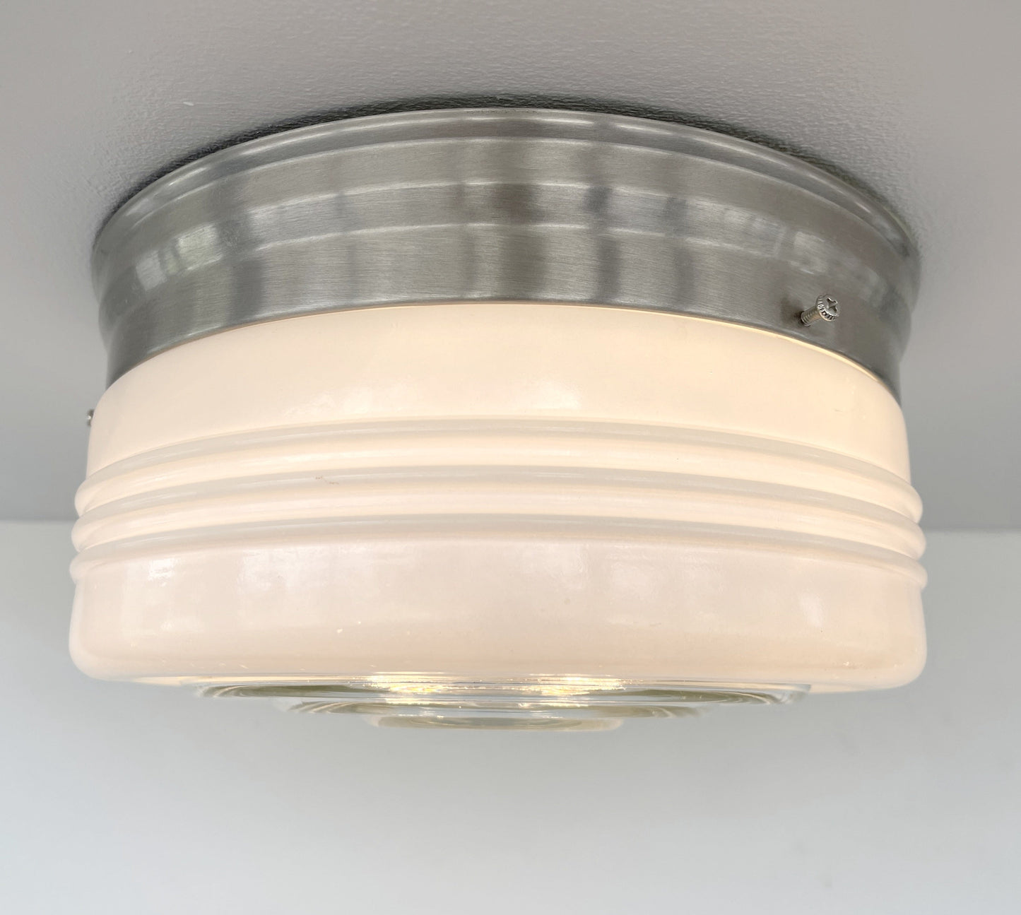 Retro DRUM 1960's Flush Mount Ceiling Light