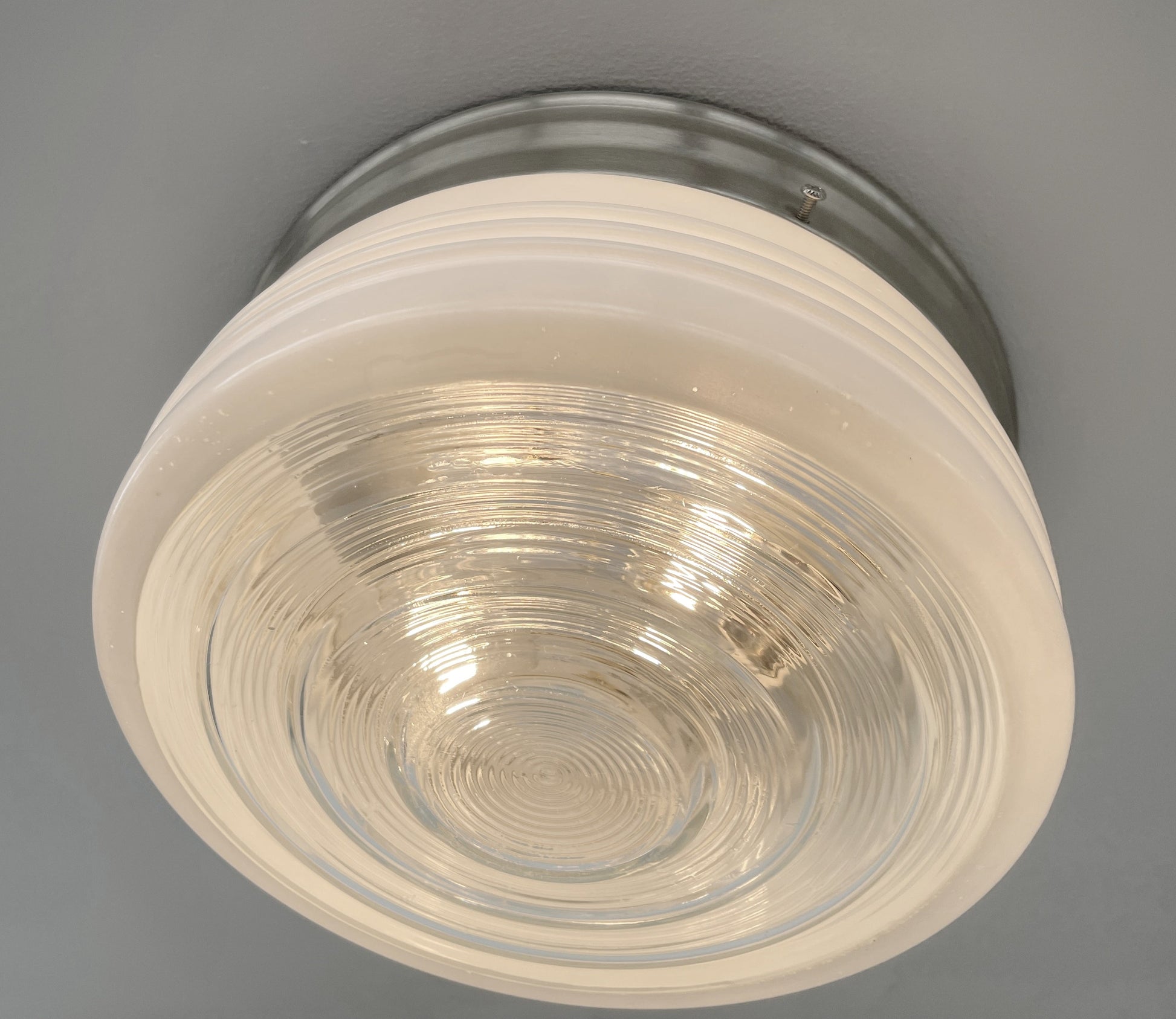 Retro DRUM 1960's Flush Mount Ceiling Light