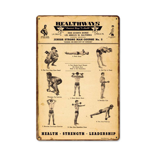 Healthways, Other, Vintage Metal Sign, 18 X 12 Inches