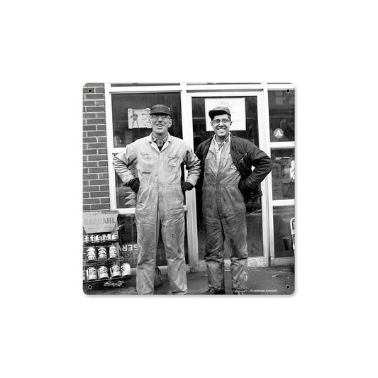 Photo Coveralls, Metal Sign, Metal Sign, 12 X 12 Inches