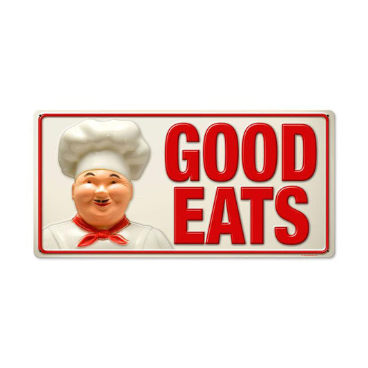 Good Eats, Food and Drink, Metal Sign, 12 X 24 Inches