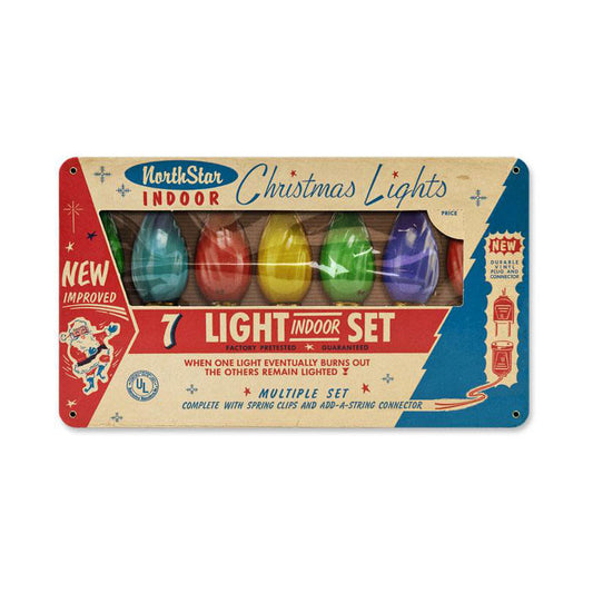 Northstar Lights, Metal Sign, Metal Sign, 8 X 14 Inches