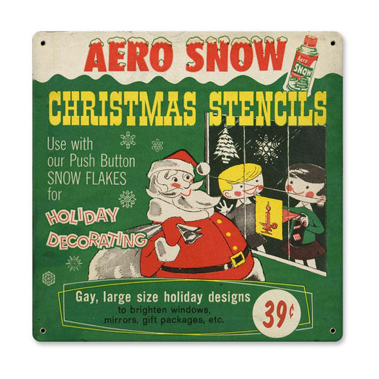 Stencils, Metal Sign, Metal Sign, 12 X 12 Inches
