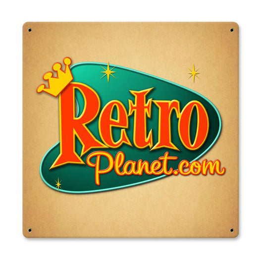 RetroPlanet, Metal Sign, Metal Sign, 12 X 12 Inches