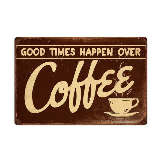 Coffee, Food and Drink, Vintage Metal Sign, 24 X 16 Inches