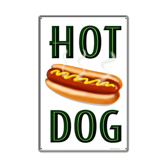 Hot Dogs, Food and Drink, Metal Sign, 16 X 14 Inches