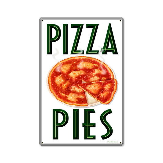 Hot Pizza, Food and Drink, Metal Sign, 12 X 18 Inches