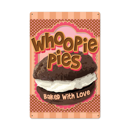 Whoopie Pies, Food and Drink, Metal Sign, 16 X 24 Inches