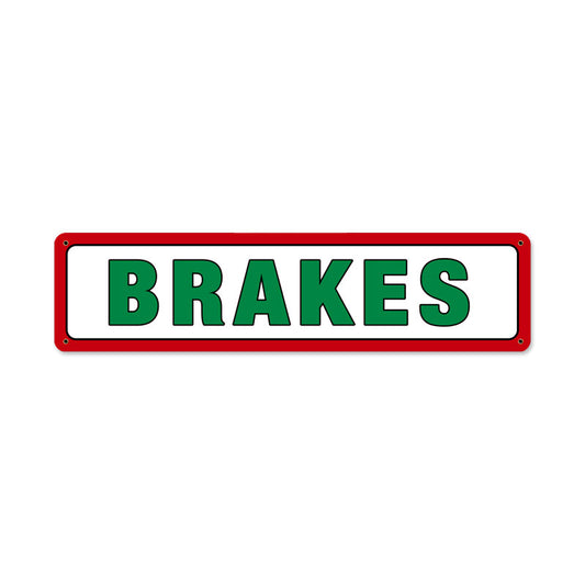 Texaco Brakes, Automotive, Metal Sign, 20 X 5 Inches
