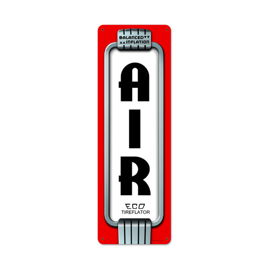 Air Eco, Automotive, Metal Sign, 8 X 24 Inches