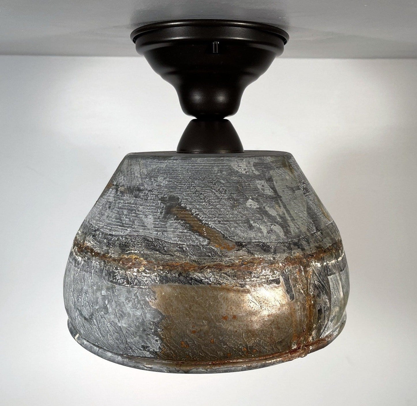 Rustic Bucket Farmhouse Light Fixture