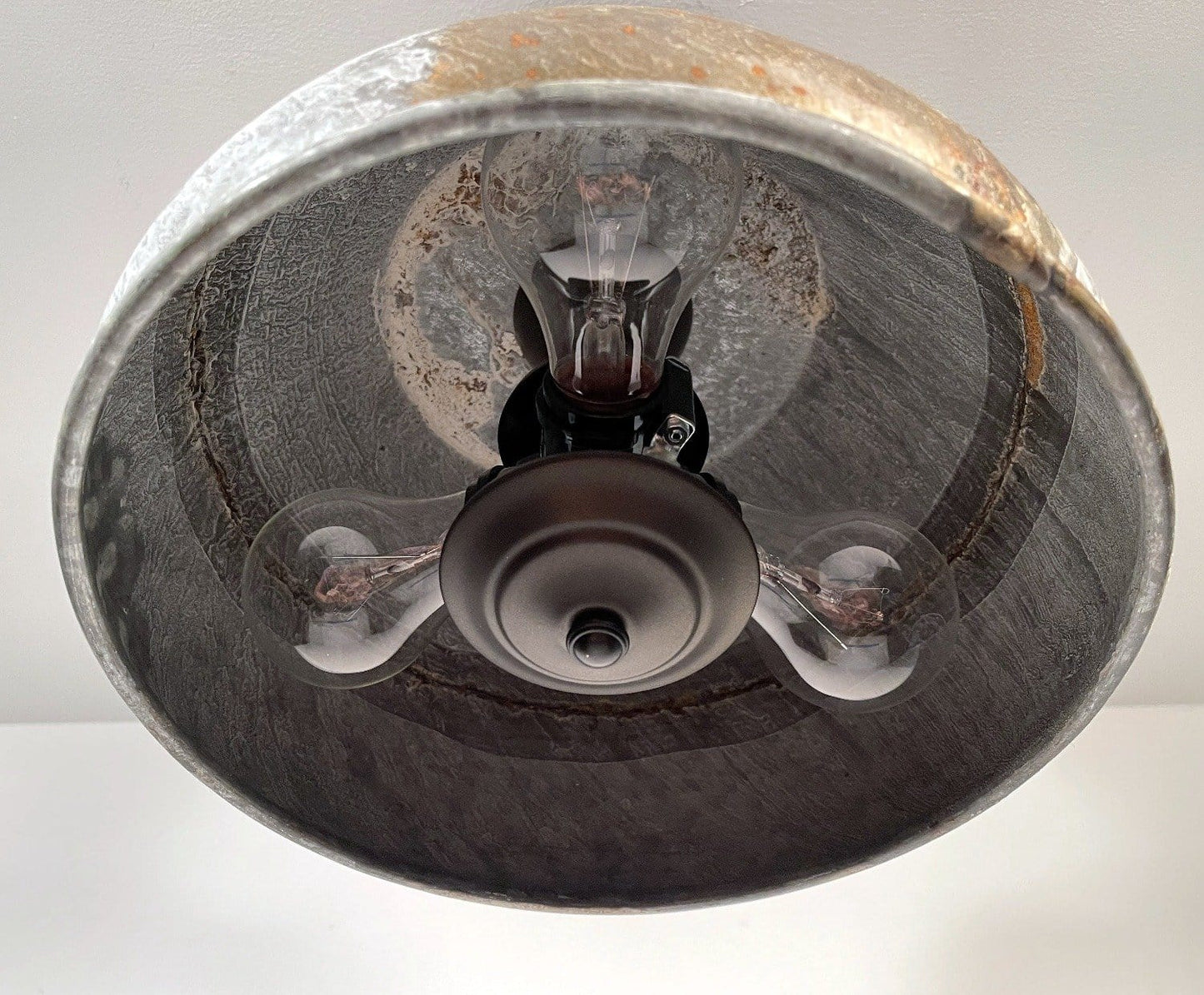 Rustic Bucket Farmhouse Light Fixture