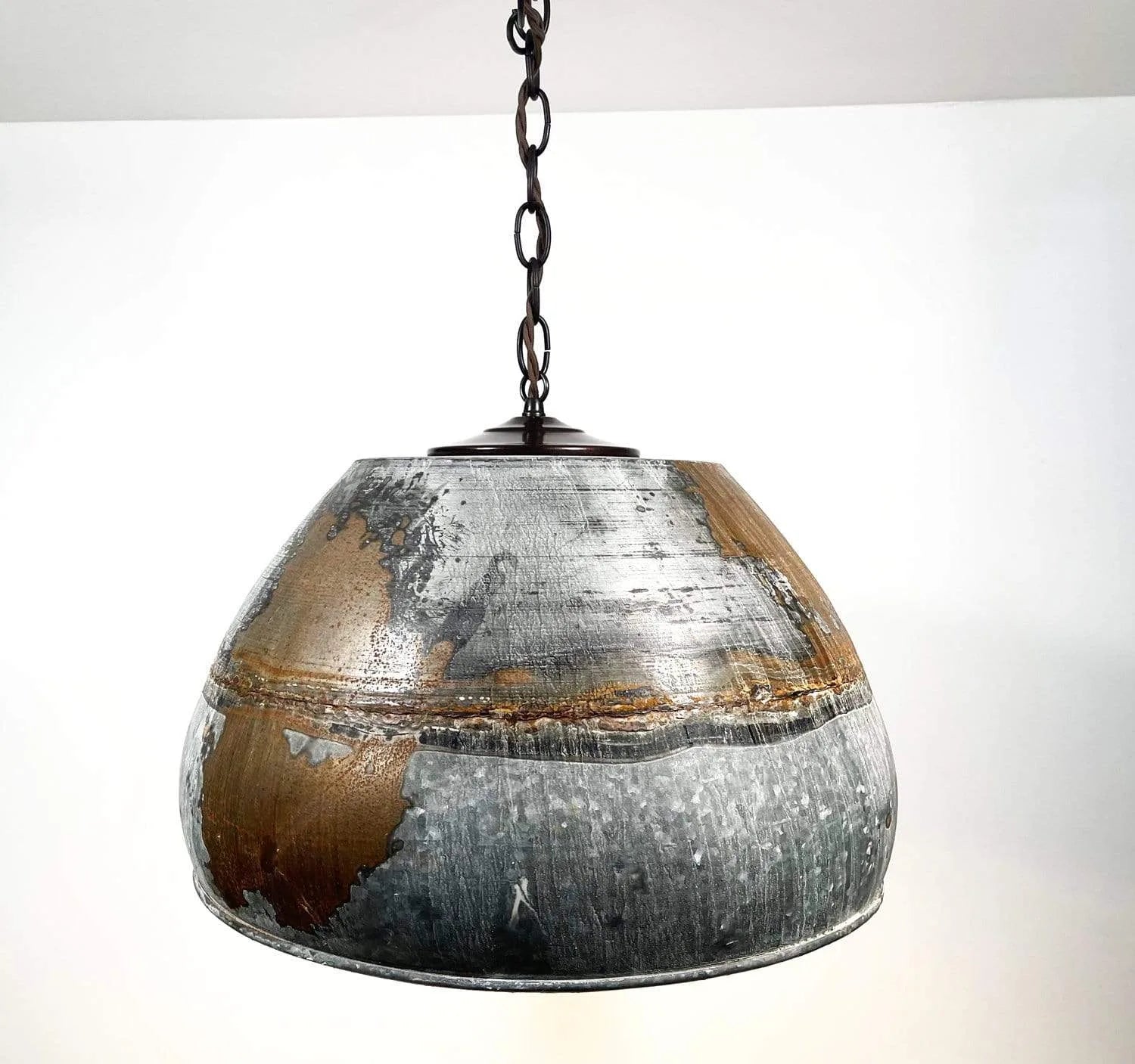 Jumbo Rustic Bucket Chandelier