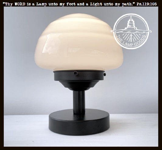 Milk Glass Table Lamp Fixture