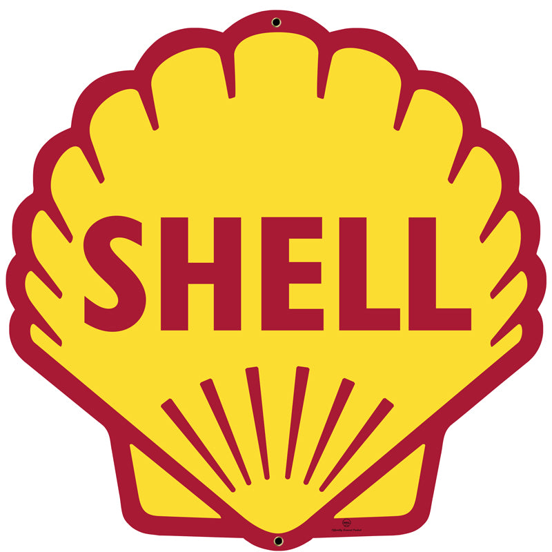 Shell Clean, Licensed Products/Shell, PLASMA, 28 X 28 Inches