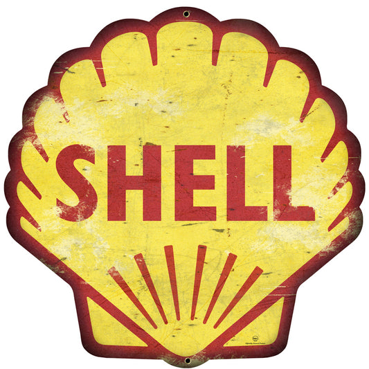 Shell Grunge, Licensed Products/Shell, PLASMA, 28 X 28 Inches