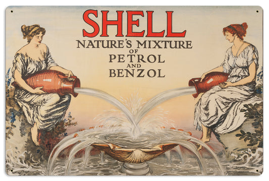 Natures Mixture, Licensed Products/Shell, Metal Sign, 24 X 16 Inches
