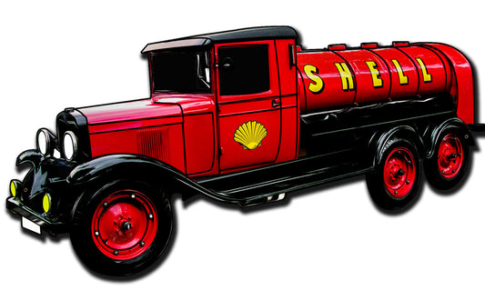 Tanker, Licensed Products/Shell, PLASMA, 20 X 10 Inches