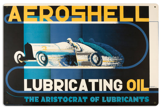 Aristocrat Lubricants, Licensed Products/Shell, Metal Sign, 24 X 16 Inches