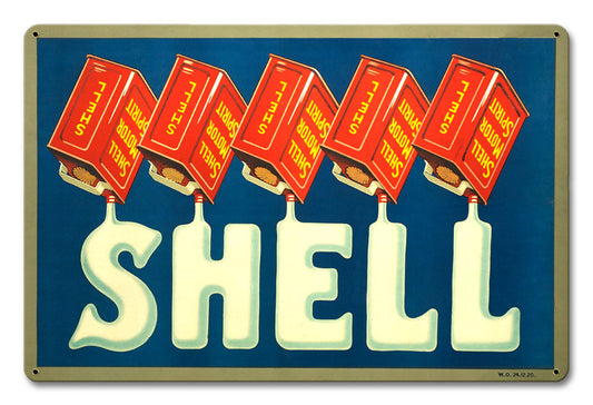 Shell Liquid Text, Featured Artists/Shell, Satin, 12 X 18 Inches
