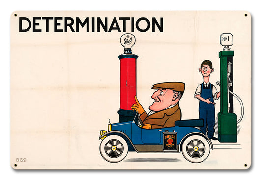 Determination Bateman Shell, Featured Artists/Shell, Satin, 12 X 18 Inches