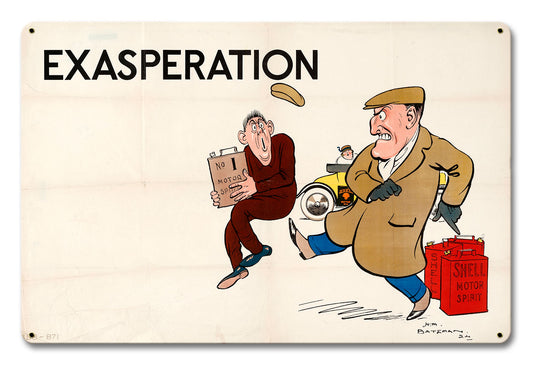 Exasperation Bateman Shell, Featured Artists/Shell, Satin, 18 X 12 Inches