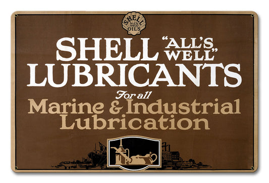 Marine Industrial Lubrication, Featured Artists/Shell, Satin, 12 X 18 Inches