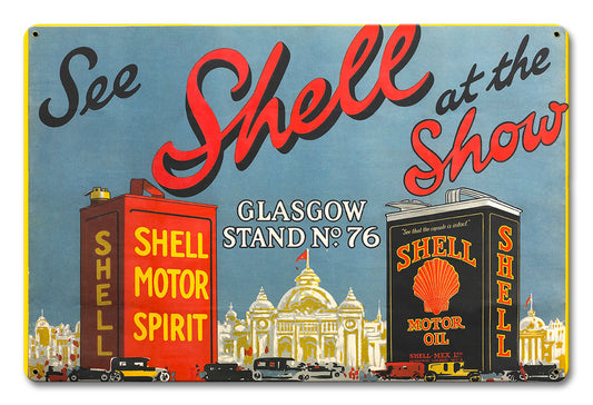 Shell Show Glasgow, Featured Artists/Shell, Satin, 12 X 18 Inches