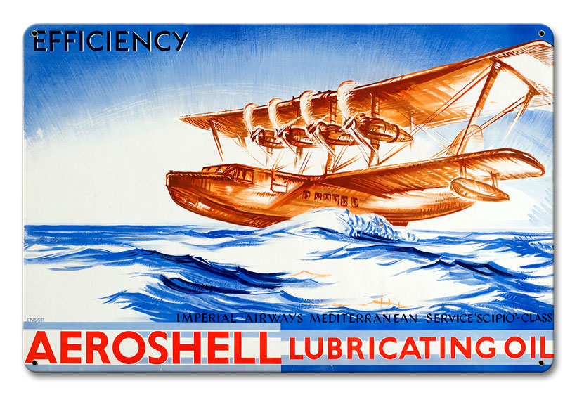 Imperial Airways Efficiency, Featured Artists/Shell, Satin, 18 X 12 Inches