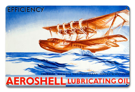 Imperial Airways Efficiency, Featured Artists/Shell, Satin, 18 X 12 Inches