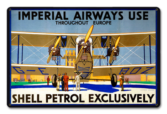 Imperial Airways Petrol, Featured Artists/Shell, Satin, 18 X 12 Inches