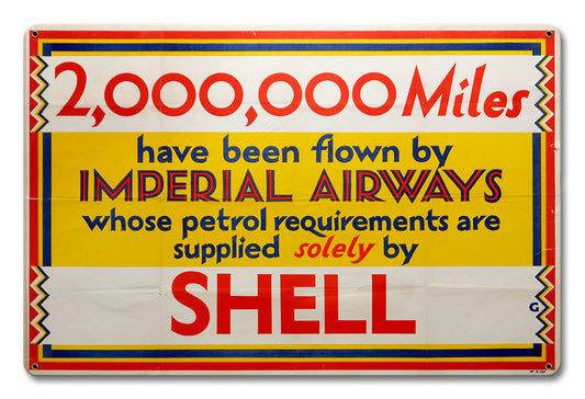 Imperial Airways Gas, Featured Artists/Shell, Satin, 18 X 12 Inches
