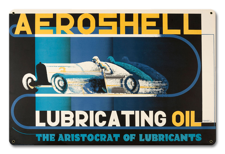 Aristocrat Lubricants, Featured Artists/Shell, Satin, 18 X 12 Inches